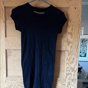 Enza Costa Black Short Sleeve Tee